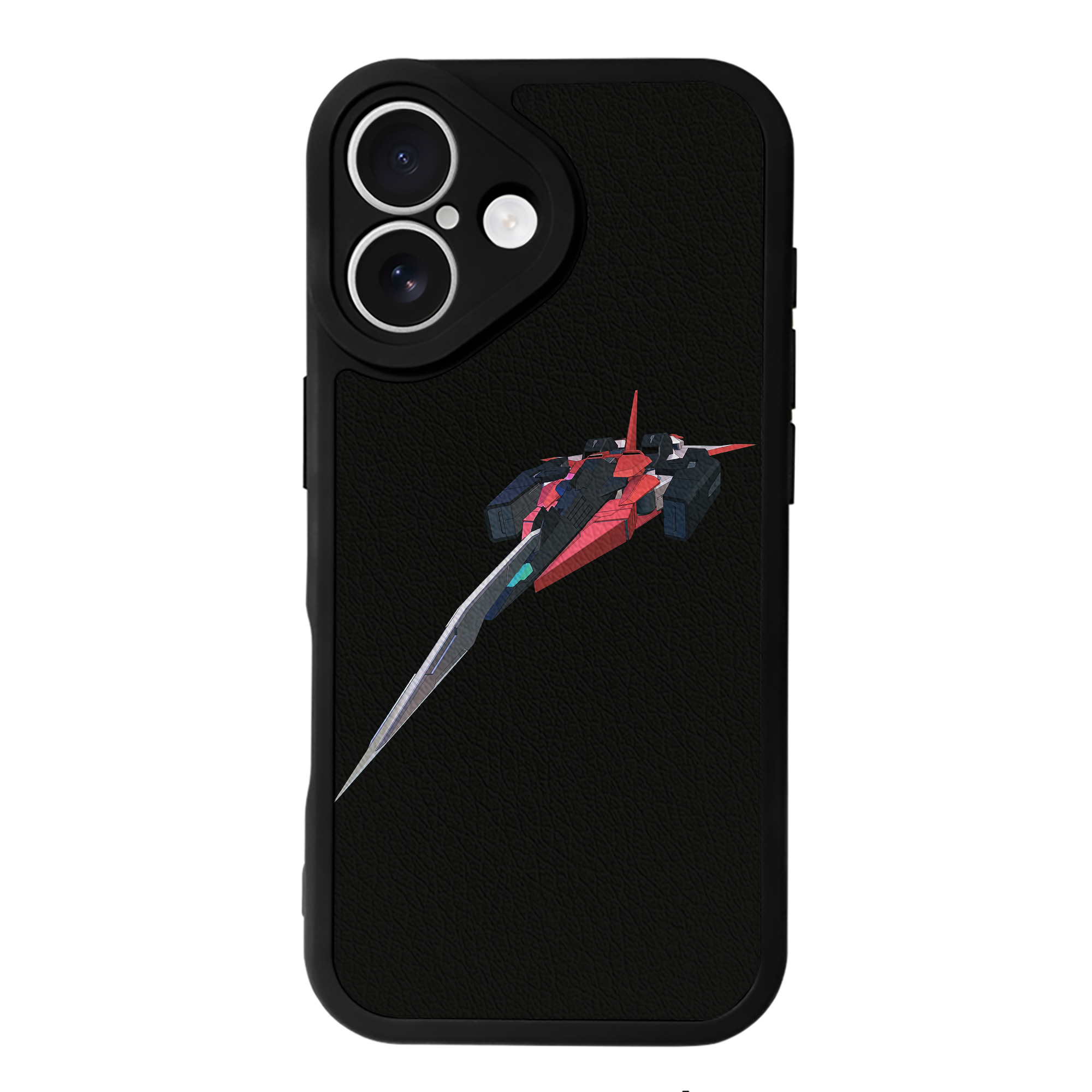（画像用） 機動戦士ガンダム Mobile Suit Gundam 【iPhone 16シリーズ対応】シリコンスマホケース（レザー調） 材質：シリコン